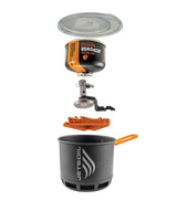Réchaud Jetboil Stash démonté avec cartouche