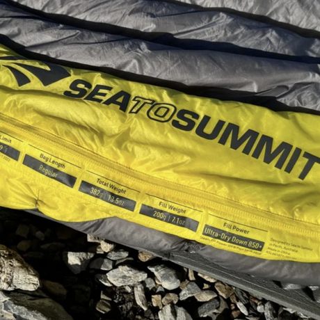 Détail sac de couchage Sea to Summit Spark 7°C